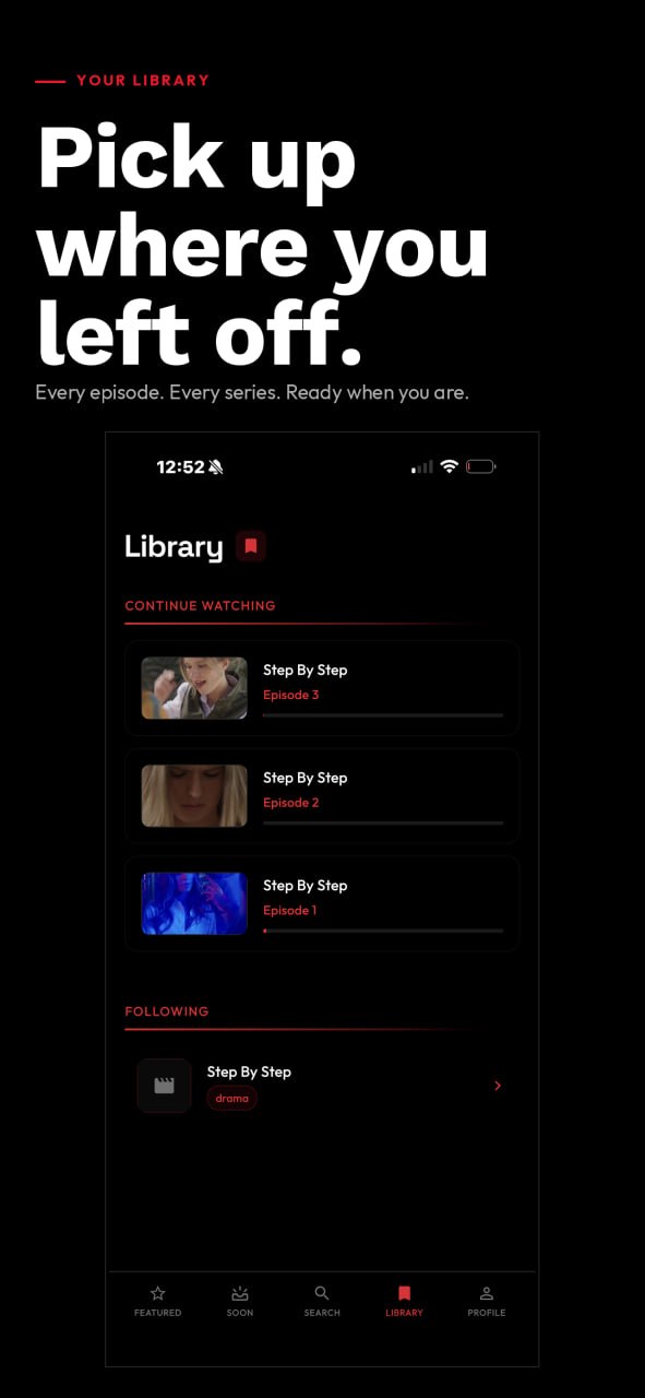 Super Punchy App - Your Library